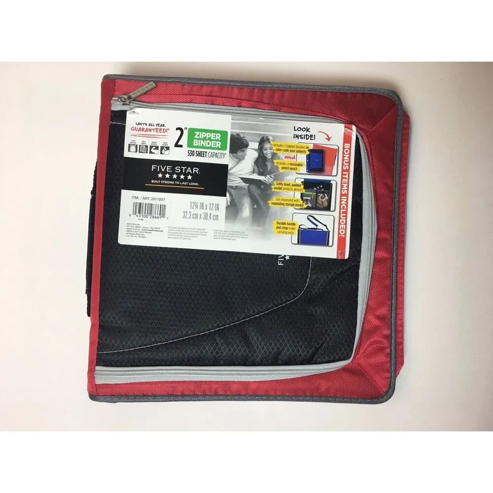 Five Star Zipper Binder 2